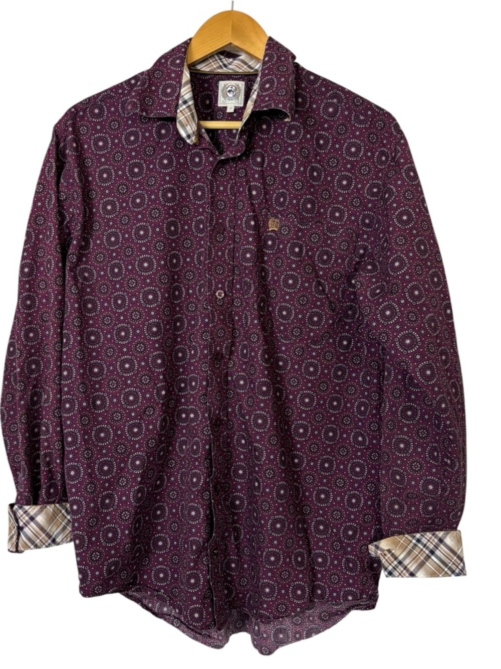 Cinch Men's Western button up shirt Printed 100% cotton men’s size S - Picture 5 of 8